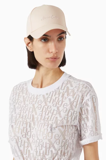 Logo-embroidered Baseball Cap in Cotton