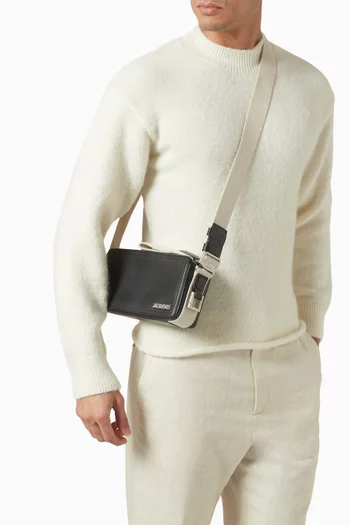 Le Cuerda Horizontal Camera Bag in Leather