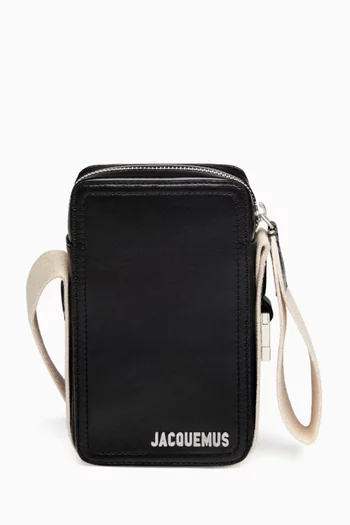 Le Cuerda Vertical Camera Bag in Leather