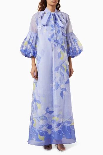 Asher Floral Cape Set