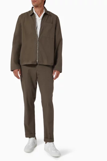 قميص بنمط جاكيت جيبسون قطن بوبلين