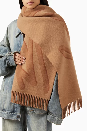 Blanket Scarf in Cashmere Blend