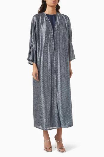 Shimmer Abaya & Dress Set