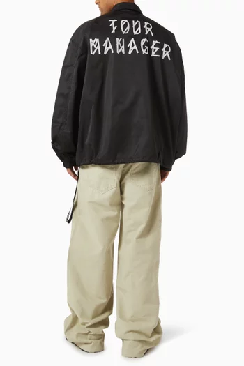 Group Tour Coach Jacket in Nylon