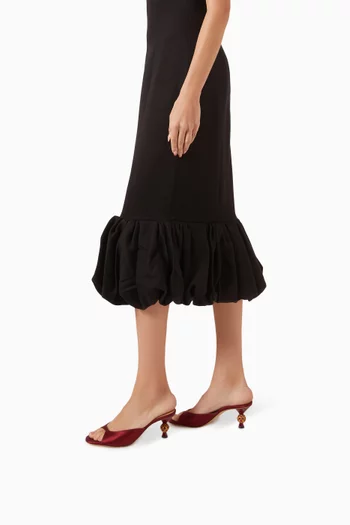 Rosie 60 Mules in Satin
