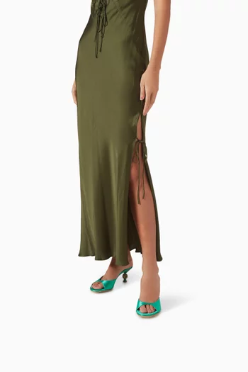 Rosie 60 Mules in Satin