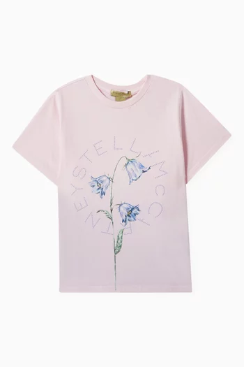 Floral Printed T-shirt in Organic Cotton