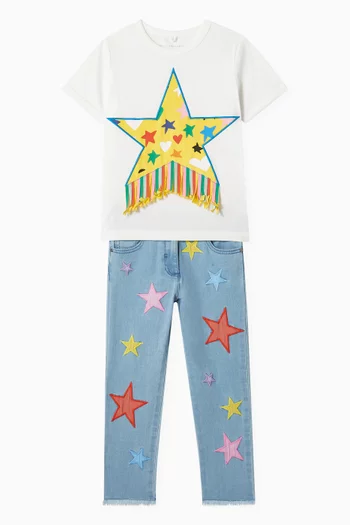Stars Straight-fit Jeans in Organic Cotton Denim