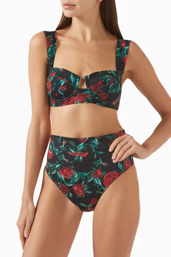 Donna Bikini Top in Stretch Nylon