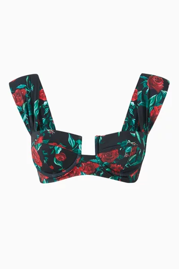 Donna Bikini Top in Stretch Nylon