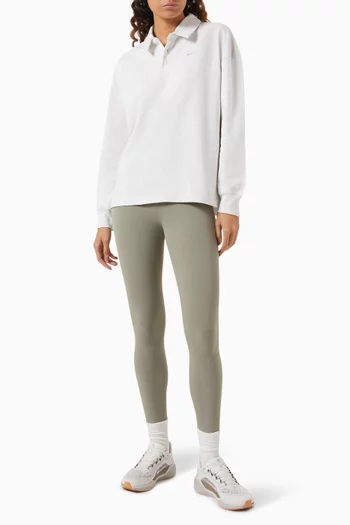 Essential Oversized Polo T-shirt in Cotton