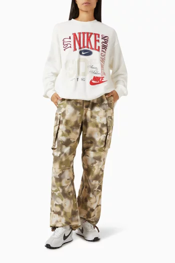 Street Crewneck Sweatshirt in Cotton-fleece