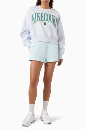 Logo Oversized Sweatshirt in Fleece