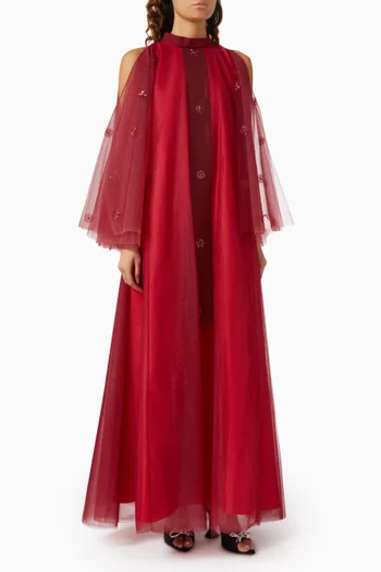 Cold-shoulder Kaftan