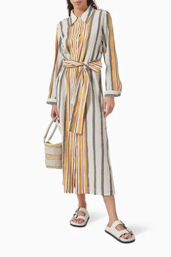 Zakar Maxi Shirt Dress in Cotton