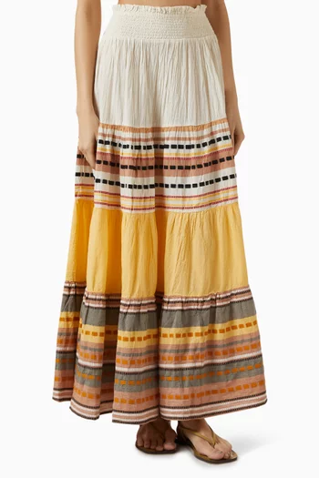 Zakar Maxi Skirt in Cotton