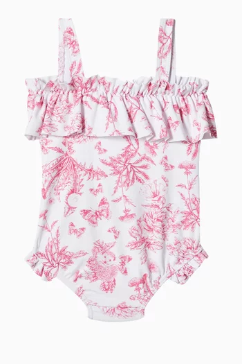 Floral One-piece Swimsuit
