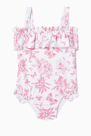 Floral One-piece Swimsuit
