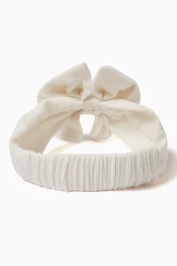 Bow Headband in Cotton-blend