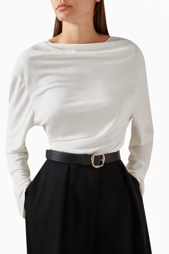 حزام سالون جلد