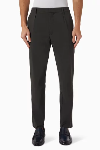 Tapered Pants in Stretch Wool