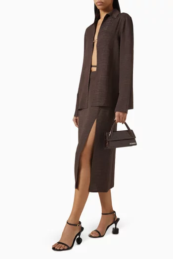 La Jupe Notte Skirt in Viscose