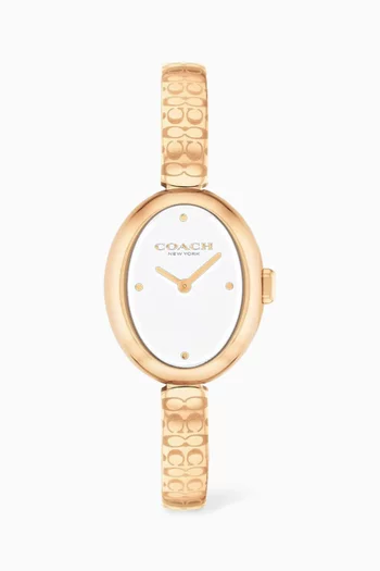 Sammy Quartz Watch in Stainless Steel, 22mm