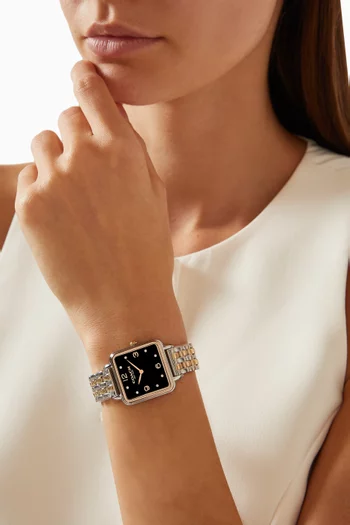 Cass Quartz Watch in Stainless Steel, 28mm