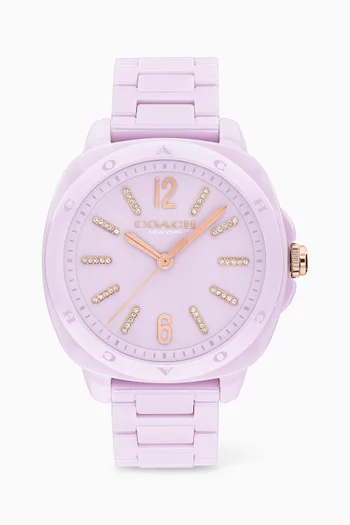 Kitt Quartz Ceramic Bracelet Watch, 38mm