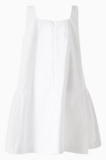 Logo Dress in Cotton