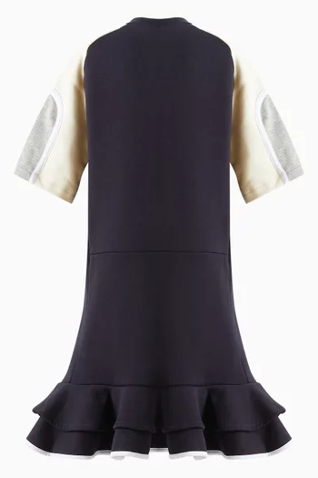 Logo Dress in Cotton