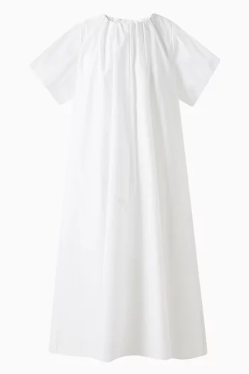 Pleats Dress in Cotton