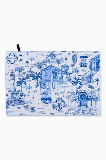 Bou Reversible Beach Towel in Terry