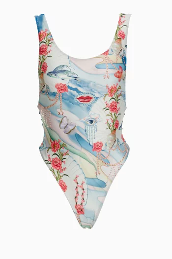 Tribeca One-piece Lace-up Swimsuit