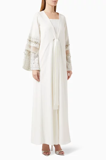 Vionette Coat & Dress Set in Crepe