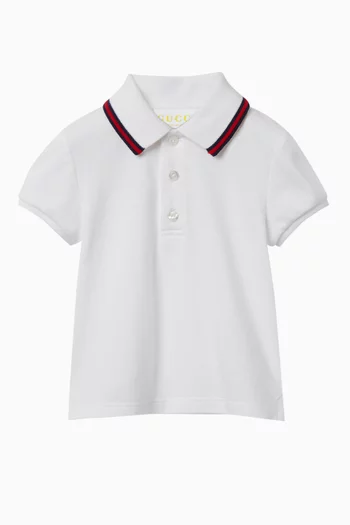 Web Polo Shirt in Cotton