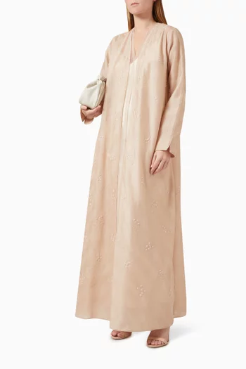 Floral Embellished Abaya