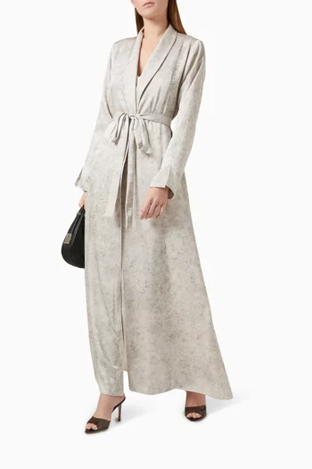 Printed Abaya