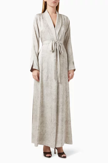 Printed Abaya