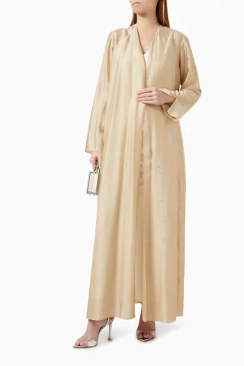 Floral Embroidered Abaya