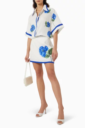 قميص نيري كتان