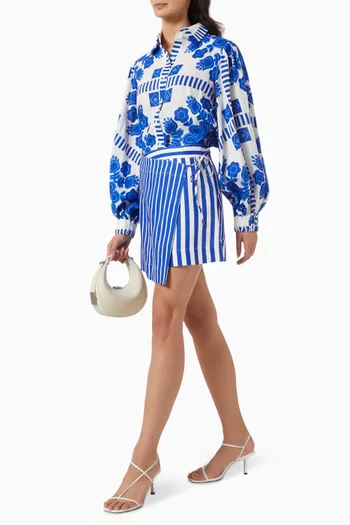 May Wrap Skirt in Linen