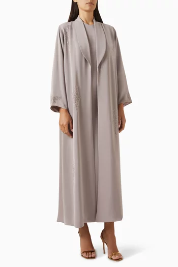 3-piece Beaded Abaya Set
