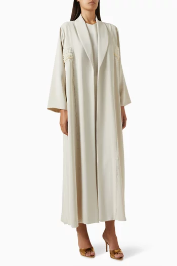 Beaded 3-piece Abaya Set