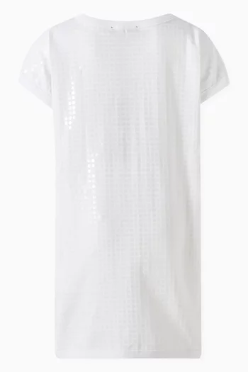 Sequins T-shirt Dress