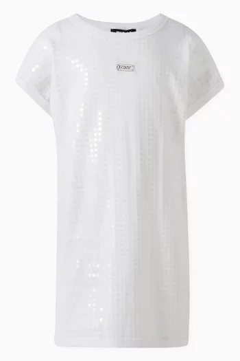 Sequins T-shirt Dress