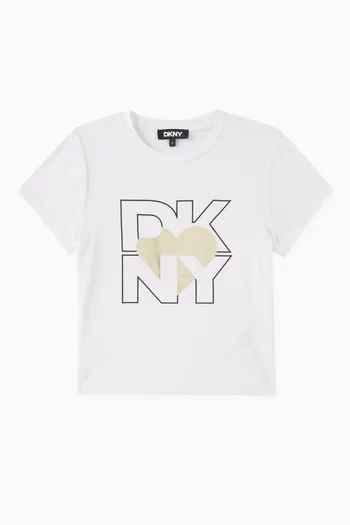 Logo Graphic T-shirt in Viscose