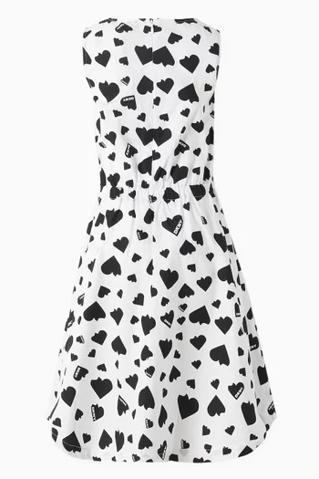 Heart of NY Dress in Cotton-poplin