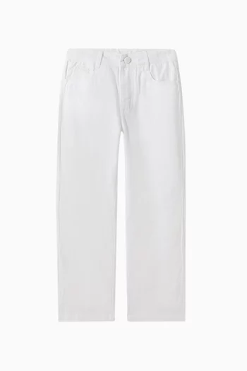 Wide-leg Jeans in Cotton