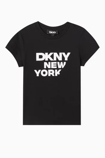 Logo Print T-shirt in Cotton